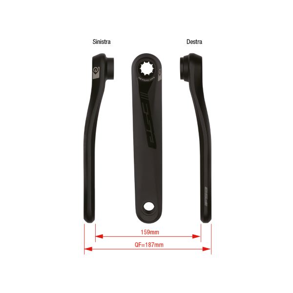 Bielas para E-Bike CK-602/GEN3 (MINI ISIS)